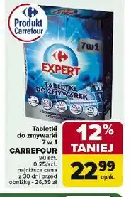 Carrefour Tabletki do zmywarek 7w1 Carrefour Expert oferta