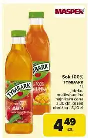 Carrefour Sok multiwitamina Tymbark oferta