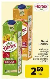 Carrefour Napój pomarańczowo-brzoskwiniowy Hortex oferta