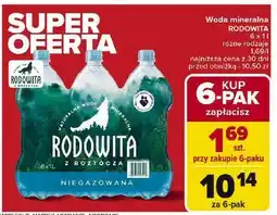 Carrefour Woda niegazowana Rodowita Z Roztocza oferta