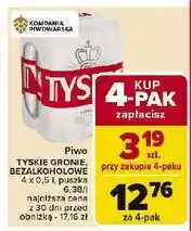 Carrefour Piwo Tyskie 0.0% oferta