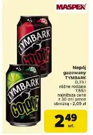Carrefour Napój cola + limonka Tymbark Colove oferta