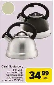 Carrefour Czajnik stalowy 2.2 l oferta
