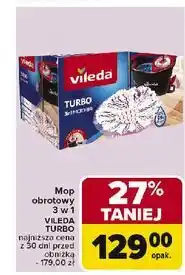Carrefour Mop obrotowy turbo Vileda oferta