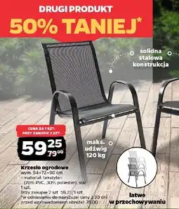Netto Krzesło ogrodowe oferta