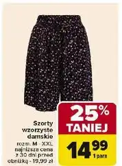 Carrefour Szorty damskie m-xxl oferta