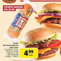 Carrefour Bułka do hamburgerów z sezamem Dan Cake oferta