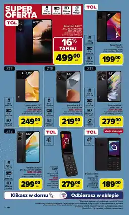 Carrefour Smartfon 40 nxtpaper niebieski Tcl oferta