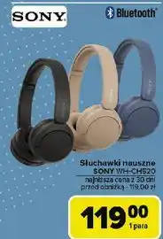 Carrefour Słuchawki wh-ch520 niebieskie Sony oferta