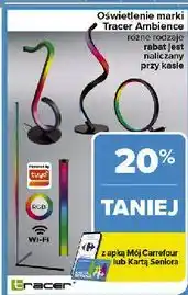 Carrefour Lampka dekoracyjna rgb ambience smart note Tracer oferta