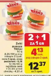 Carrefour Żelki w kształcie hamburgerów Trolli oferta
