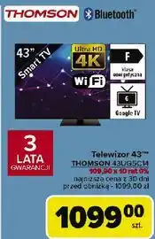 Carrefour Telewizor 43'' 55ug5c14 Thomson oferta