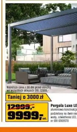 OBI Pergola Luxe LED oferta