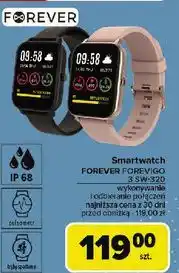Carrefour Smartwatch 3 sw-320 czarny Forever oferta