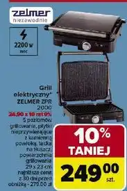 Carrefour Grill elektryczny zpr2000 Zelmer oferta