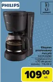 Carrefour Ekspres przelewowy hd7430/90 Philips oferta