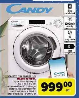 Carrefour Pralka cs41262de/1-s Candy oferta