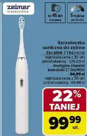 Carrefour Końcówki do szczoteczki ztb6010w Zelmer oferta