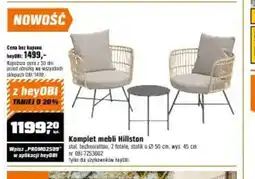 OBI Komplet mebli Hillston oferta