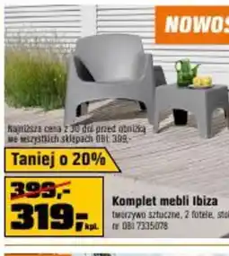 OBI Komplet mebli Ibiza oferta