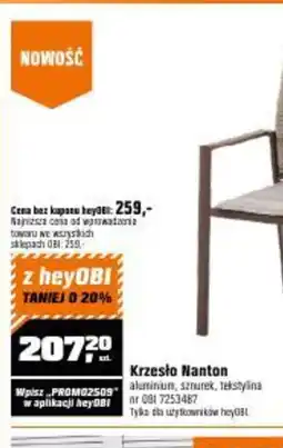 Krzesło Nanton
