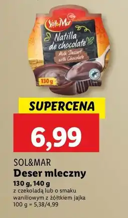 Lidl Deser kremowy czekolada w śmietance Sol&mar oferta
