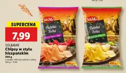 Lidl Chipsy w stylu hiszpańskim pikantne chili Sol&mar oferta
