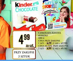 Dino Czekoladki Kinder chocolate oferta