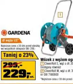 OBI Wózek z wężem ogrodowym i armaturą Gardena oferta
