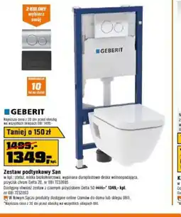 OBI Zestaw podtynkowy San Geberit oferta