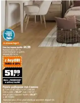 OBI Panele podłogowe Dąb Comano oferta