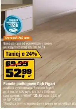 OBI Panele podłogowe Dąb Figari oferta
