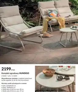 Agata Meble Komplet ogrodowy HUNDIGO oferta