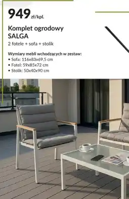 Agata Meble Komplet ogrodowy SALGA oferta