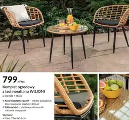 Agata Meble Komplet ogrodowy z technorattanu WILIONI oferta