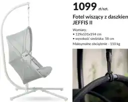Agata Meble Fotel wiszący z daszkiem JEFFIS II oferta