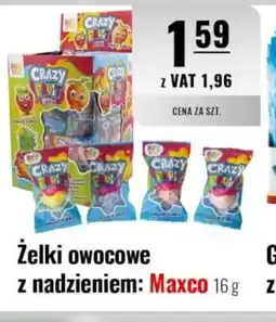Eurocash Zelki owocowe z nadzieniem Maxco oferta