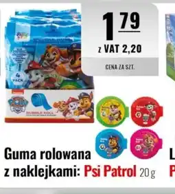 Eurocash Guma rolowana z naklejkami: Psi Patrol oferta