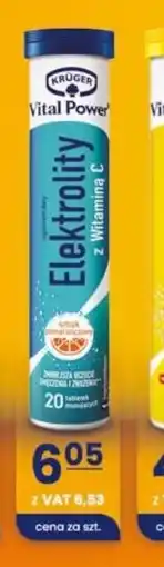 Eurocash Kruger Vital Power Elektrolity z Witaminą C oferta