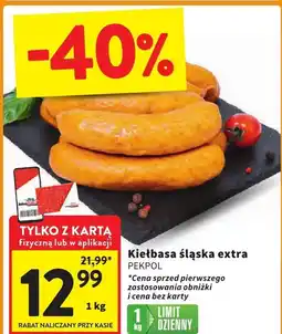 Intermarche Kiełbasa śląska extra 1 kg Pekpol oferta