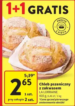 Intermarche Chleb pszenny z zakwasem 410 g La Lorraine oferta