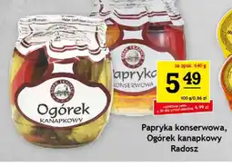 Gram Market Papryka konserwowa, Ogórek kanapkowy Radosz oferta