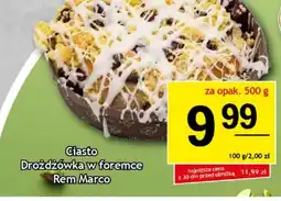 Ciasto Drożdżówka w foremce Rem Marco