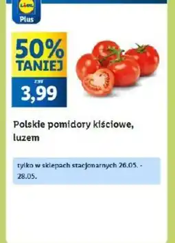 Lidl Polskie pomidory kiściowe oferta