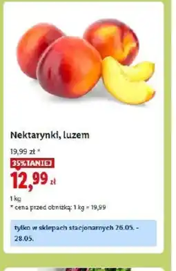 Lidl Nektarynki oferta