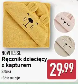 ALDI Ręcznik dziecięcy z kapturem Novitesse oferta