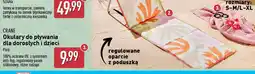 ALDI Okulary do pływania dla dorosłych i dzieci oferta