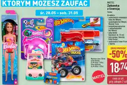 ALDI Zabawka Mattel z licencją oferta