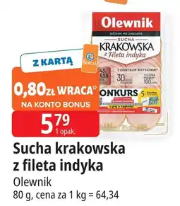 E.Leclerc Kiełbasa krakowska z fileta indyka Olewnik oferta