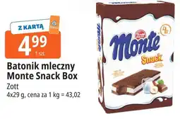 E.Leclerc Baton mleczny Zott Monte Snack oferta
